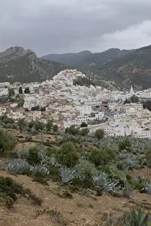 View of Moulay Idris, one of the holy cities of Islam