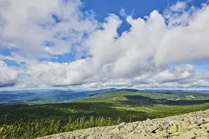 View from Mount Lusen in late summer
