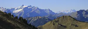 View from Mount Rinderberg, Zweisimmen