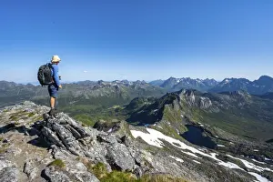 View of mountain landscape, mountain panorama