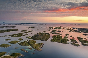 View from the mountain Rodoylova to the island world