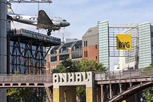 View of the Museum of Technology near Tempelhofer Ufer