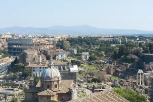 View from the National Monument to Victor Emmanuel II