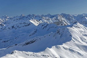 View from the Nebelhorn to the Allgaeu Alps