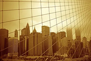 View of New York, end of the 1960s