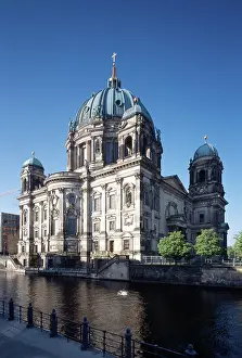 View from north-east over the Spree, St