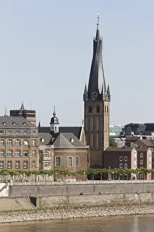 View from north-west over the Rhine, St