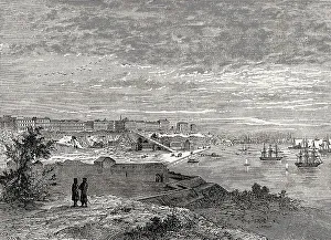 View of Odesa City, Ukraine, c. 1850, Europe