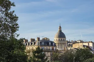 View of the Pantheon in Paris, France