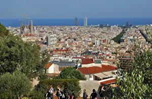 View from the Parc Gueell towards the city