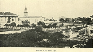 View of Parel road, 1864, Bombay now Mumbai, Maharashtra, India, Asia