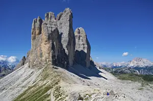 View from the Patternsattel to the Three Peaks