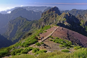 Category Mountain Landscapes Prints: View from Pico do Arieiro (1818m) hiker