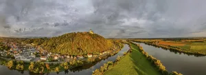 View of the picturesque Danube