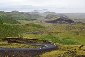 View of Pingvallavatn, road 435, Iceland