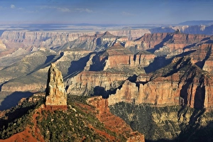 Category Mountain Landscapes Prints: View from Point Imperial towards Mount Hayden