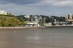 View to Princess Theatre and Ferris Wheel