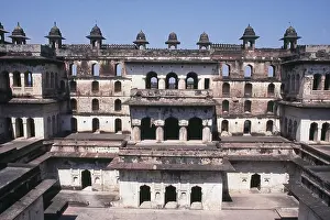 View of Raja Mahal, Orchha, Madhya Pradesh