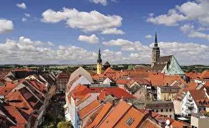 View from Reichenturm onto old town