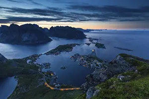 View from Reinebringen, Reinebriggen