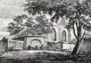 View of Restalrig Church, Edinburgh