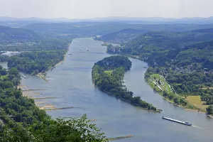 View of the Rhine valley near Bad Honnef