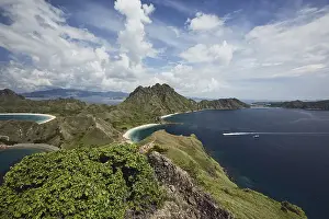 Category Mountain Landscapes Prints: View from ridge, Padar Island, Komodo National Park