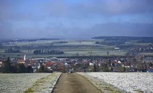 View of the Risstal valley, Hochdorf