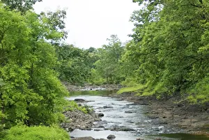 Category Historic EN Prints: View of river in monsoon, Shahapur district