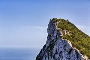 View of the Rock of Gibraltar, Mediterranean Sea
