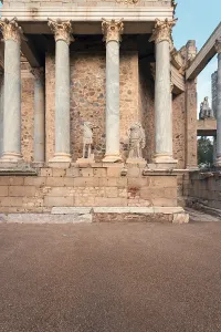 A view of the Roman Theatre in Merida