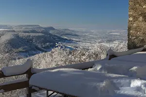 View from the Rossberg in winter