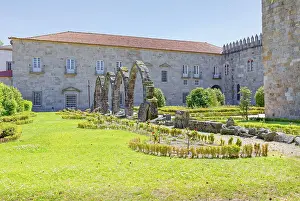 View of Santa Barbara garden and the Episcopal Palace