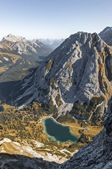 Category Mountain Landscapes Prints: View of Seebensee from Ehrwalder Sonnenspitze