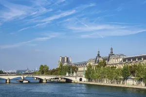 View over the Seine in Paris, France