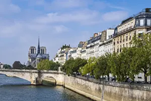 View over the Seine in Paris, France