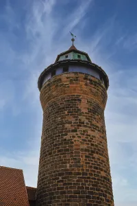 View of the Sinwell Tower of Nuremberg Castle