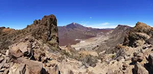 Category Mountain Landscapes Prints: View from Sombrero de Chasna to the Canadas with the Teide