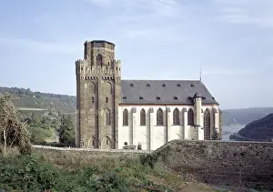 View from the south, in the background the Rhine
