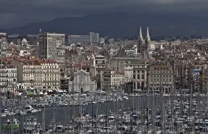 View from the south-west with St-Ferrol on the left and St-Vincent-de-Paul at the back on the right