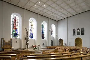 View to the south-west, window by Wilhelm Buschulte