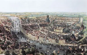 View of Stettin, Szczecin, about 1860