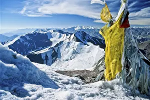 View from Stok Kangri mountain