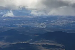 View from Storstyggesvanatinden mountain over the Dovrefjell-Sunndalsfjella National Park
