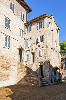 A view of a street in the renaissance town of Urbino