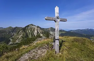 View from the summit of the Holzeck to the Gennerhorn