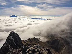 Category Mountain Landscapes Prints: View from the summit of Iliniza North