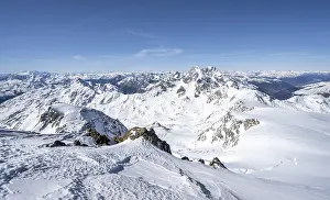 View from the summit of Monte Cevedale