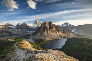 View from the summit of Mount Nublet on Mount Assiniboine