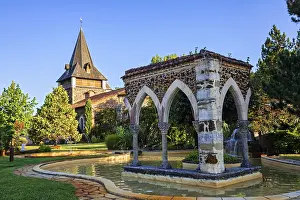 View at sunrise at Pontenx-les-Forges, France